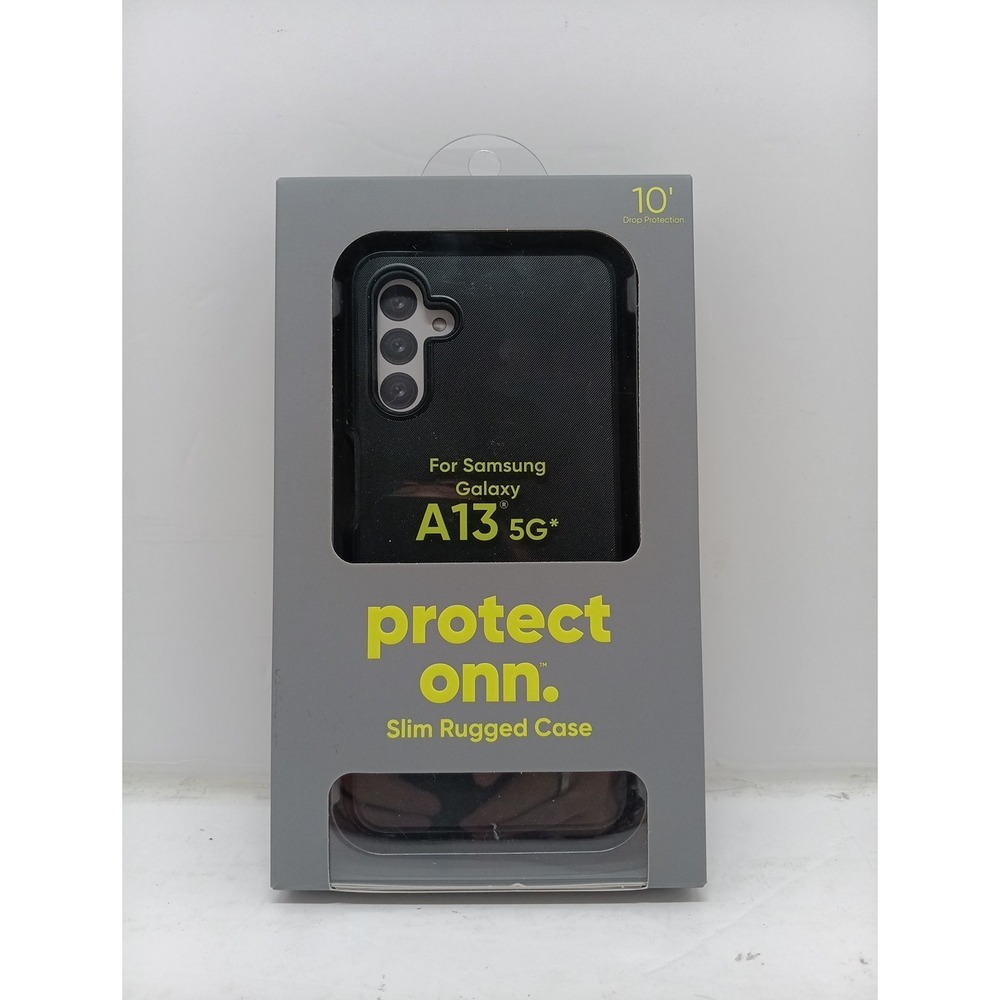 Protect onn. Samsung Galaxy A13 5G Rugged Phone Case - Black
